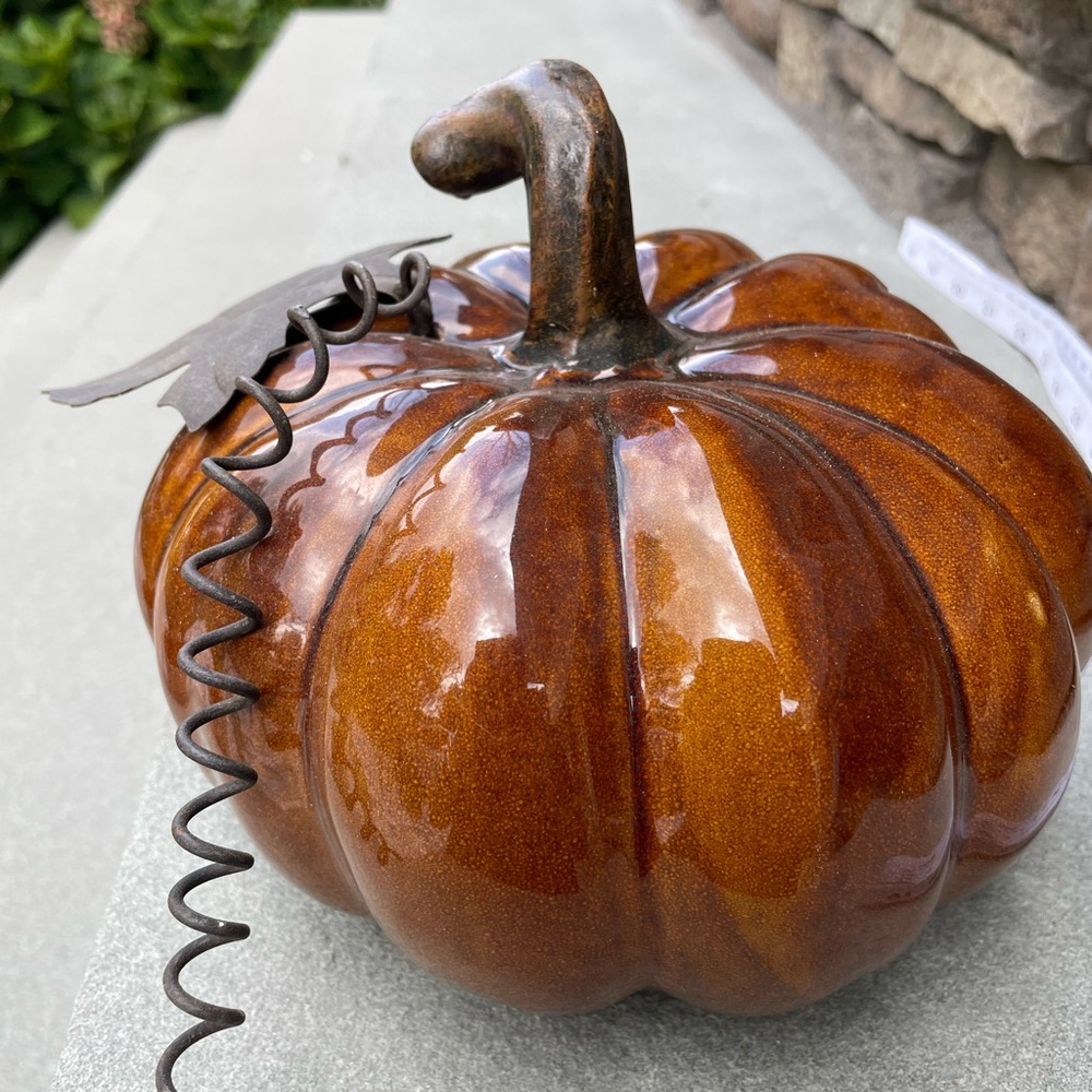 Ceramic Pumpkin Decor